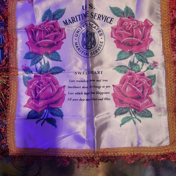 ww2 silk pillowcase from sweetheart dance - Picture 1 of 3